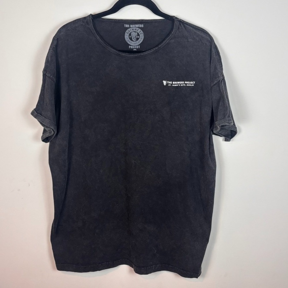 The Brewers Project St. James Gate Mens Black Guiness Graphic Print Tee XXL NWT